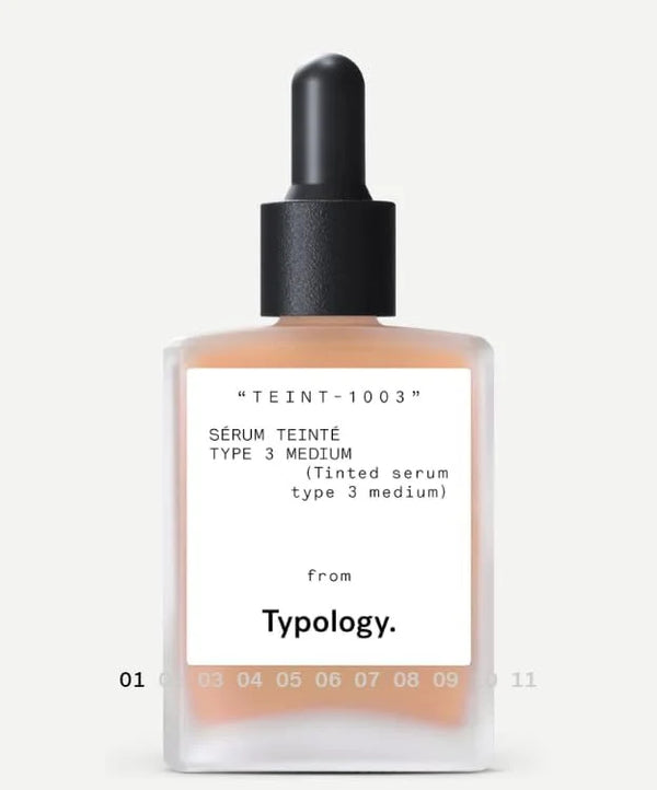 Typology Tinted Serum with Vitamin C, Squalane & Aloe Vera - Type 3 / Medium