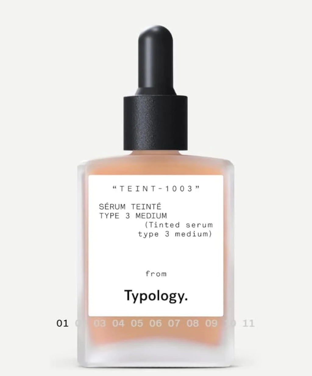 Typology Tinted Serum with Vitamin C, Squalane & Aloe Vera - Type 3 / Medium
