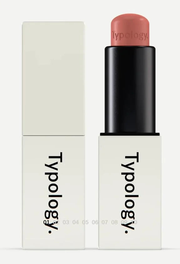 Typology Tinted Replenishing Lip Balm - Powder Pink & Complimentary Korean Face Sheet Masque Main image