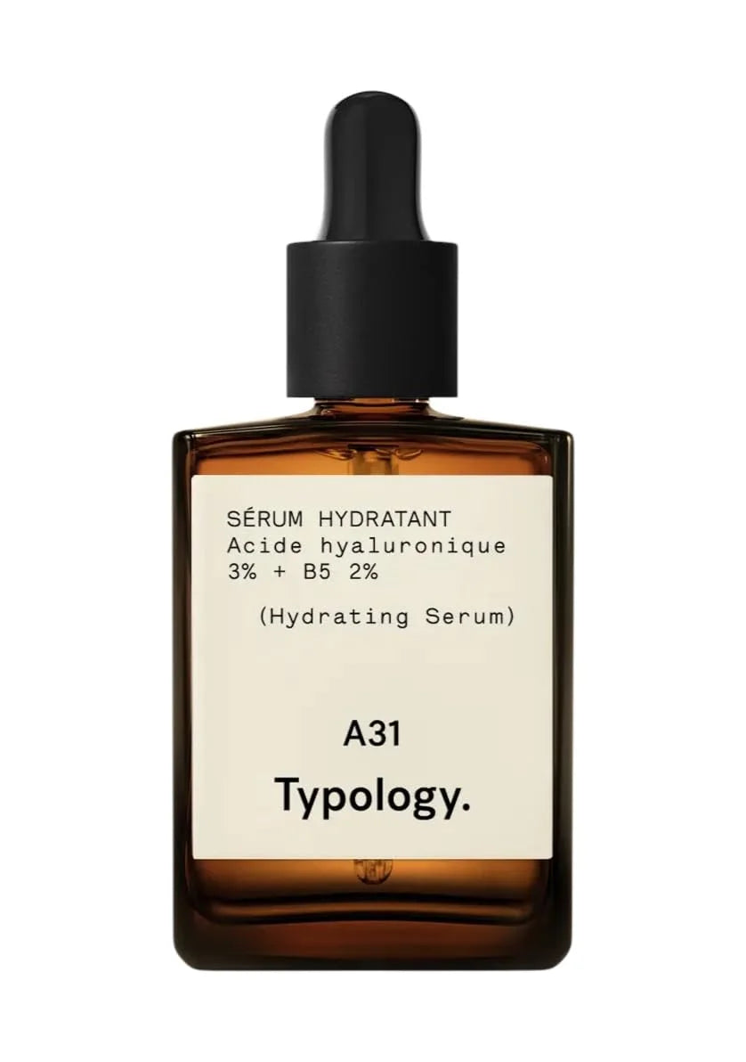 Typology A31 Hydrating Serum, 3% Hyaluronic Acid + 2% B5, Moisturizing Face Serum 0.5 fl oz Main image