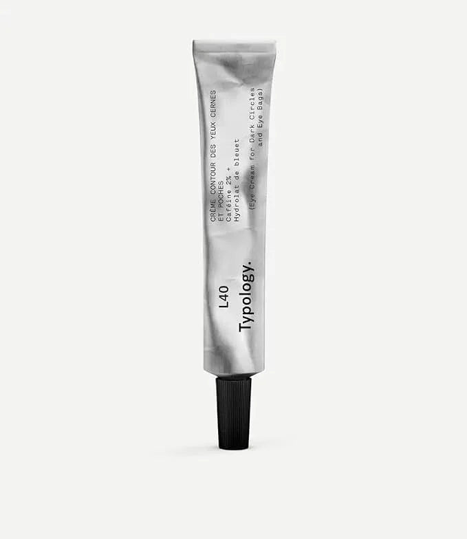 Typology Eye Cream for Dark Circles and Eye Bags 2% Caffeine + Hydrolate Cornflower & Complimentary BlueBerry Sheet Masque Main image