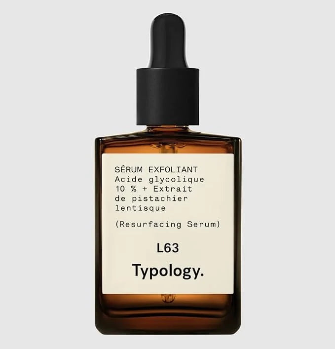 Typology L63 Exfoliating Serum with 10% Glycolic Acid 0.5 FL. Oz & Complimentary Sheet Masque Main image